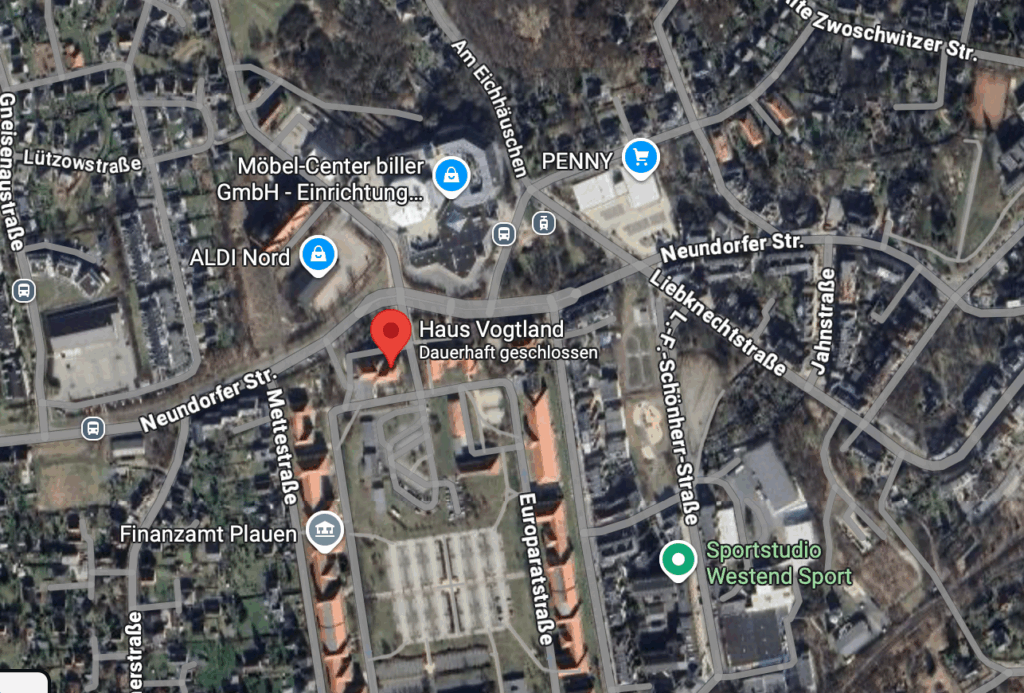 Haus Vogtland Plauen Google Maps